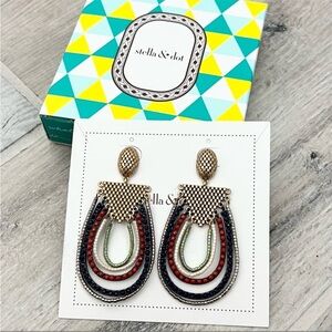 Stella & Dot Novak Statement Chandelier Earrings
